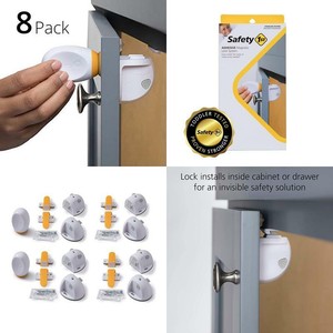 safety 1st adhesive magnetic lock system with 8 locks and 2 keys