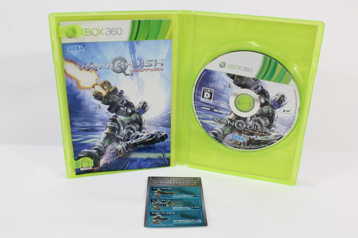Vanquish XBOX 360 Japan Import English Text REGION LOCKED