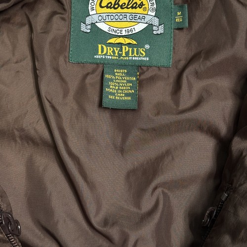 Cabela's Jacket Mens M Mossy Oak Camo Dry-Plus Hunting Outdoors Hooded Pockets - Picture 8 of 14