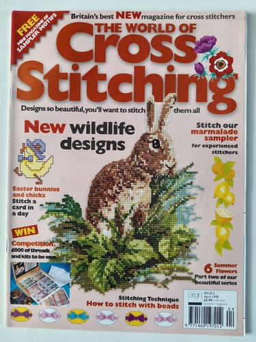 The World of Cross Stitching Magazine Number 4 to 95 Select Number NO FREE GIFTS - Picture 3 of 26