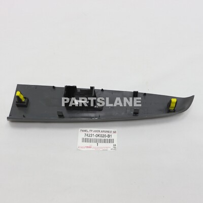 m.m 74231-0K020-B1 Toyota OEM Genuine PANEL, FRONT ARMREST BASE, UPPER