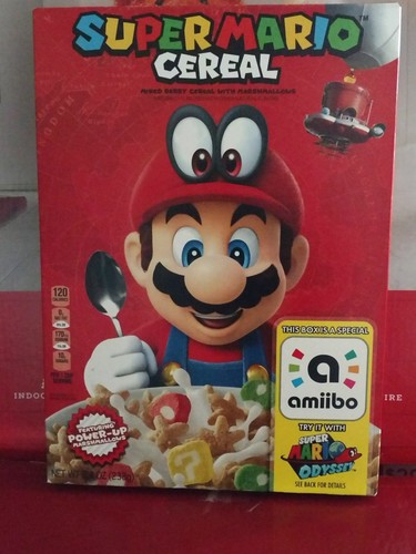Nintendo SUPER MARIO CEREAL con amiibo Edición Limitada Caja Coleccionable Odyssey LE - Imagen 5 de 5