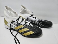 Adidas Predator Mutator 20.3 FW9191 Mens US 11.5 Cloud White Gold Metallic Black