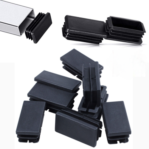 4-20pcs Square Plastic End Caps Blanking Plugs Tube Box Section Insert Section - Picture 2 of 13