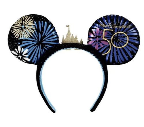 Disney 50th Anniversary Mickey Hauptattraktion Cinderella’s Castle Ohren Stirnband - Bild 1 von 5