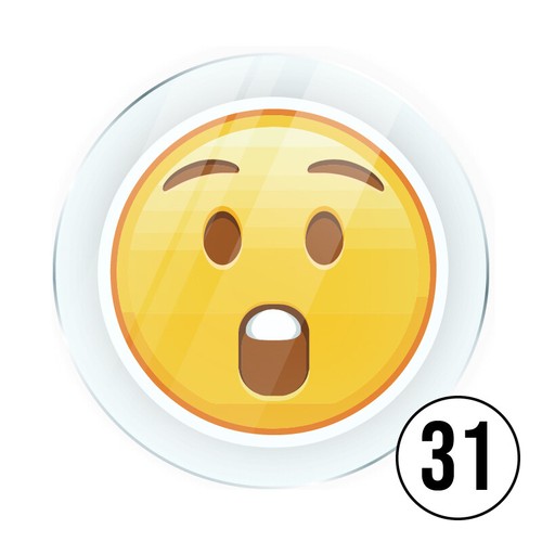 Kühlschrankmagnete Memo Magnete aus Acryl mit Emoji Smilies Glas Pinnwand Magnet - Bild 38 von 71