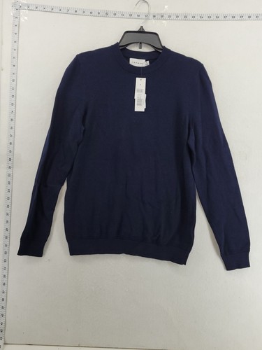 Topman Pullover Herren klein marineblau 100 % Baumwolle - Bild 4 von 9