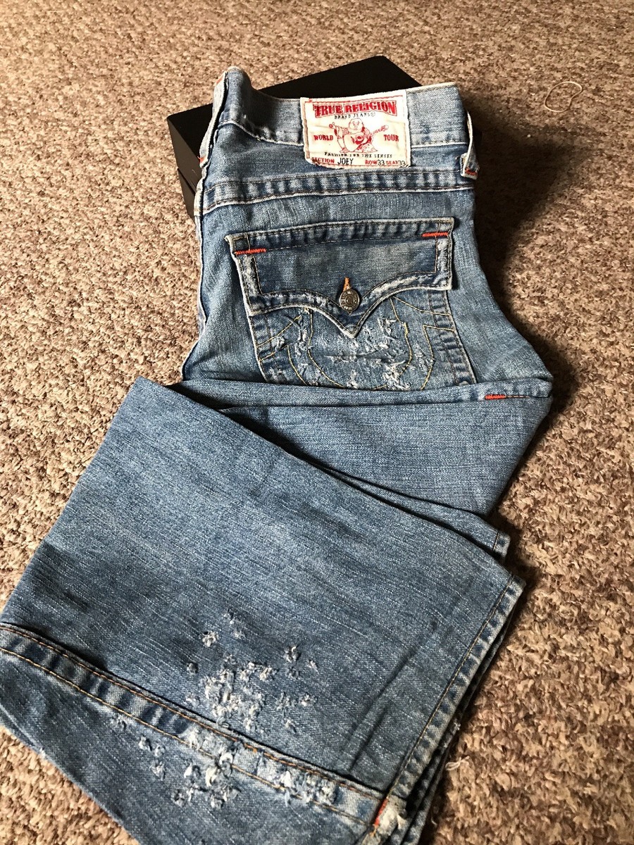 True Religion Vintage Joey Jeans Mens Row 33 (alterations
