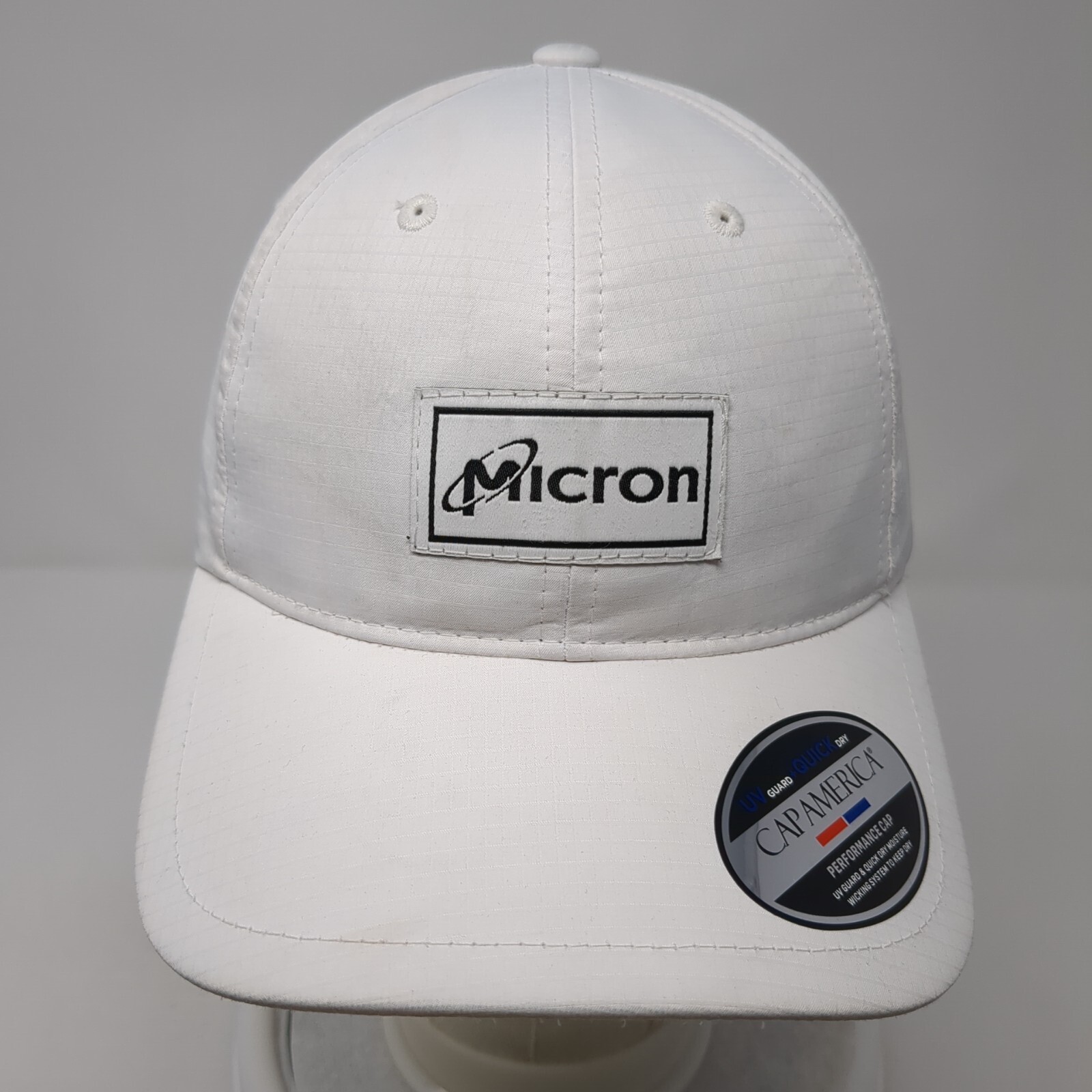 Micron Strapback Hat White One Size Adjustable Ca… - image 2