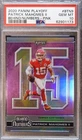 2020 Panini Behind The Numbers Pink Prizm #BTN-9 Patrick Mahomes II PSA-10 POP12