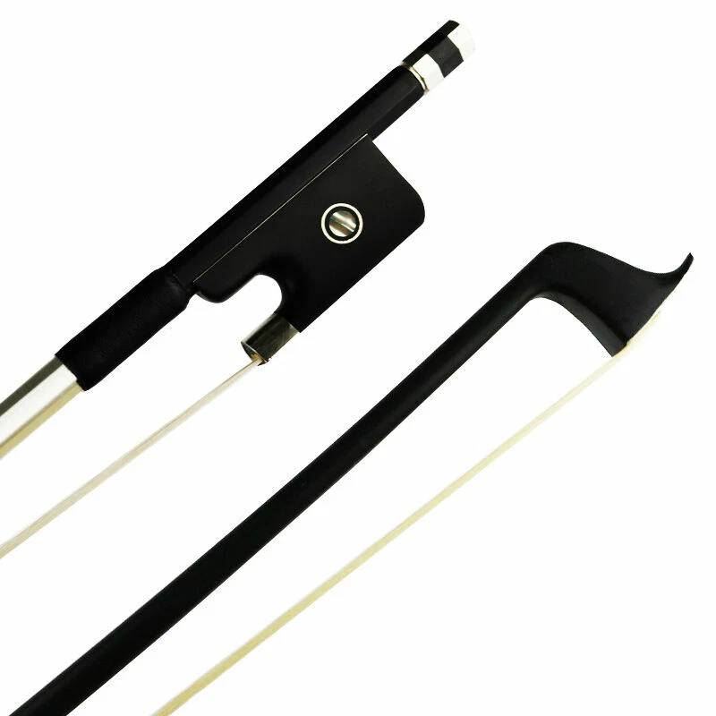 1pcs NEW 4/4 Size Carbon Fiber Cello Bow Performance Natural Horse hair - Image 2 of 4