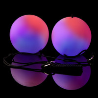 Fun Central Au266 Led Double Poi Ball - Multicolor Fun Central Au266 Led Double Poi Ball - Multicolor