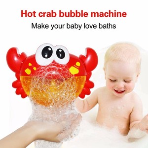 Crab Bubble Maker Automated Spout Bubble Machine Bath Shower Kids Fun Toy