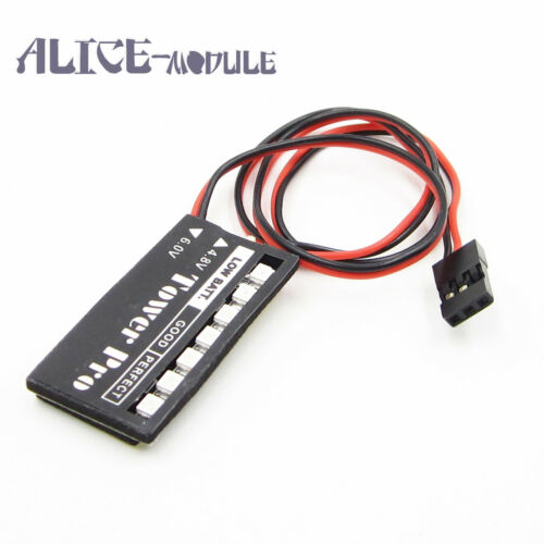 RC Modello 7 Ricevitore LED Indicatore Tensione Batteria Monitor Auto 4,8/6v miglior B2AM - Foto 3 di 5