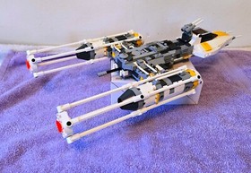 Lego Star Wars "Y-Wing Fighter-7658"  Complete W/ Manual, Box , Minifigs, Extras