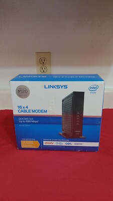 Linksys Docsis 3.0 16x4 Cable Modem Intel CM3016 New & Sealed