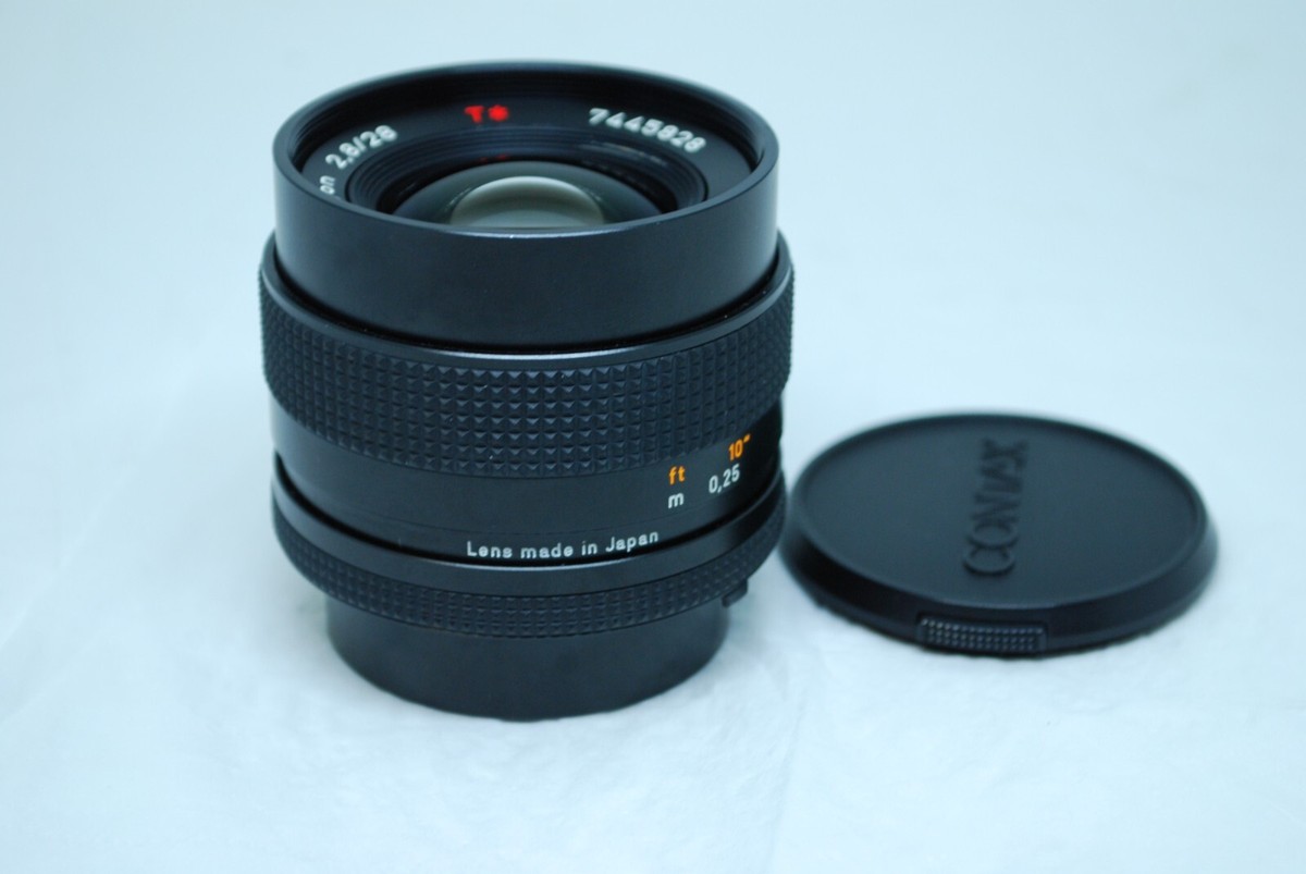 Contax Distagon 28mm F2.8 T* MMJ　#FH19 Contax Carl Zeiss Distagon 28mm F2.8 T* w/ Hood AEJ – SHOWA