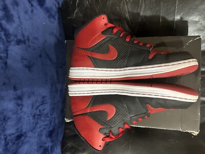 Nike Air Jordan 1 Alpha High Varsity Red 392813-001 Mens Nike Air Jordan 1 Alpha High Varsity Red 392813-001 Mens