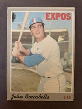 1970 Topps #19 John Boccabella Montreal Expos
