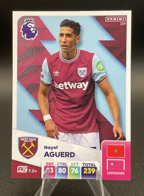 Nayef Aguerd Panini 2024/2025 Adrenalyn XL West Ham United 24/25 # 339
