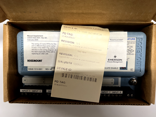 ROSEMOUNT 848T HOCHDICHTE TEMPERATURMESSUMFORMER 848TF I510-0001 - Bild 3 von 3