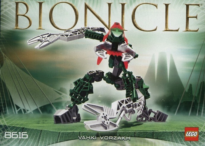 ホゲリアン LEGO BIONICLE 8616 Vorzakh Complete Retired Build Only Great