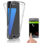 Full TPU Case Handy Schutzhülle Tasche Transparent Hülle Cover Displayschutz 360