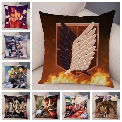 Shingeki No Kyojin Kissenbezug 45×45 cm 1-teilig Motiv Manga