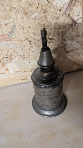 Lampe INEXPLOSIBLE à Essence Sécurité Garantie PARIS Pigeon Ancienne Rare - Picture 3 of 7