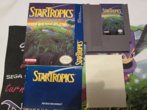 StarTropics for Nintendo NES - Box, Manual, Letter, Poster - Excellent Condition - Picture 2 of 6