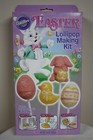 Wilton Easter Candy Lollipop Making Kit Melt Mold Serve Eggs Bunny Rabbit Duck