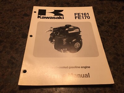 洋書 SELPService Number17F/W2002 Kawasaki FE161,FE170 service MANUAL,Kawasaki engine manual | eBay