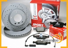 Zimmermann Sport Bremsen 286 mm gelocht Beläge vorne für BMW 3er [E46]