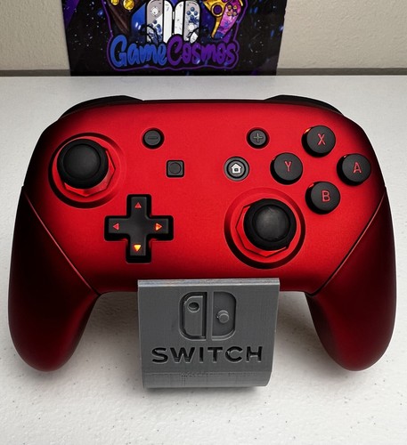 Scarlet Red  - RGB LED - Custom Pro Controller for The Nintendo Switch Or PC - Afbeelding 1 van 5