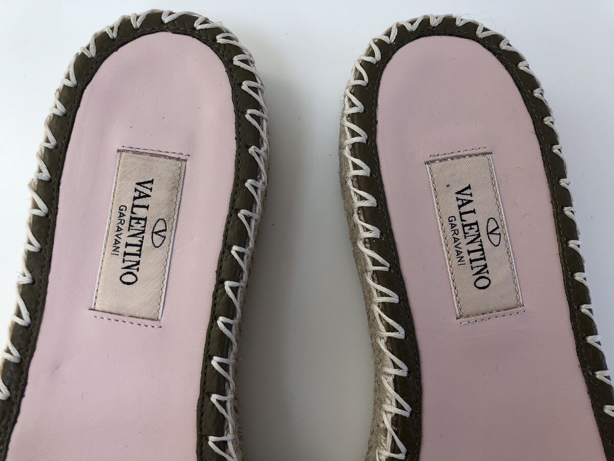 New Valentino Garavani 38 Rockstud Espadrille 1 New Valentino Garavani 38 Rockstud Espadrille 1