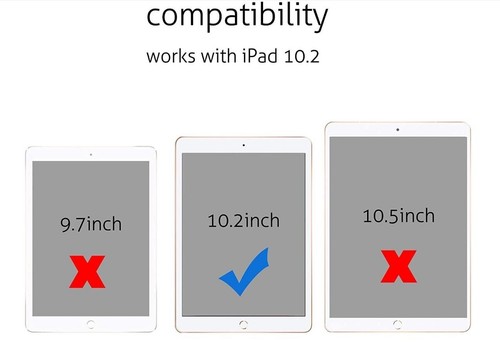 {2-Pack} Protector de Pantalla de Vidrio Templado Transparente HD para iPad 10.2 7a 8a Generación - Imagen 4 de 5