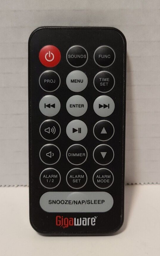 Gigaware 40-219 Remote for Alarm Clock Radio Tested