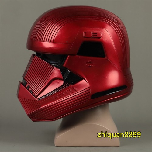 Star Wars Sith Trooper Red Helmet Cosplay Full Face Mask PVC Masks Halloween - Picture 3 of 8