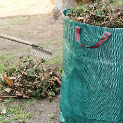 Heavy Duty Garden Waste Bag Reusable Waterproof Refuse Sack for Leaves Grass Bin - Picture 6 of 14