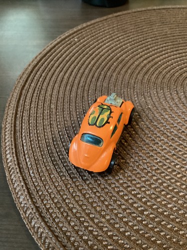 Vintage 1967 Mattel Hot Wheels Redline Custom Volkswagen Orange VW Bug Beetle - Picture 8 of 9