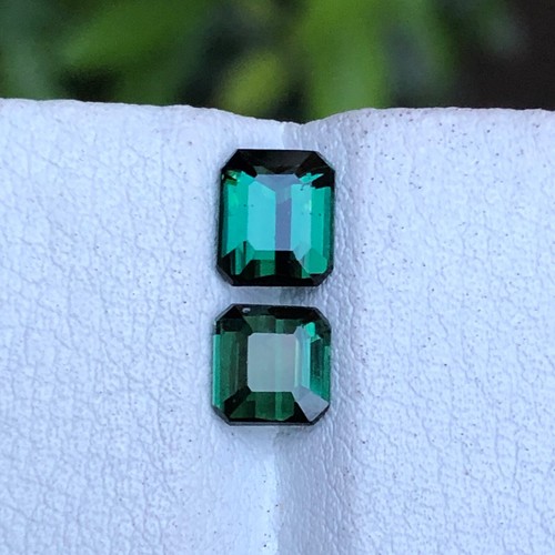 Piedra preciosa suelta turmalina natural azul verde natural de 2,15 quilates de alta calidad rara de AFG. - Imagen 11 de 12