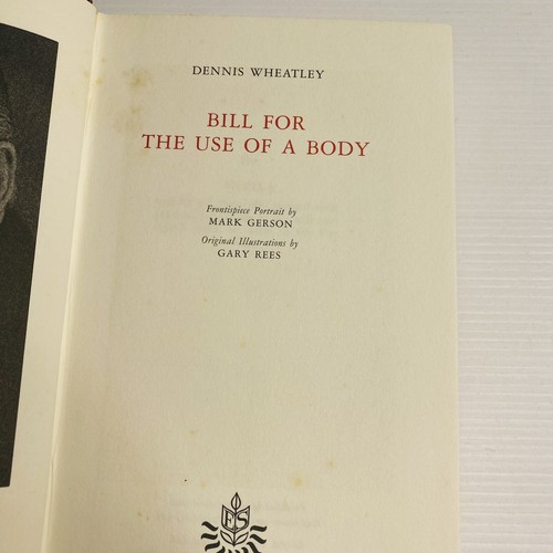 Book, Dennis Wheatley, Bill For The Use Of A Body - Picture 4 of 6