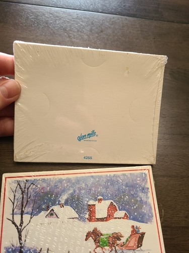VTG Christmas 24 Olan Mills Season’s Greetings Picture Insert Cards - Picture 5 of 11
