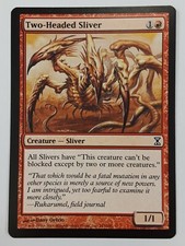 Two-Headed Sliver Time Spiral Magic The Gathering Mtg x1 