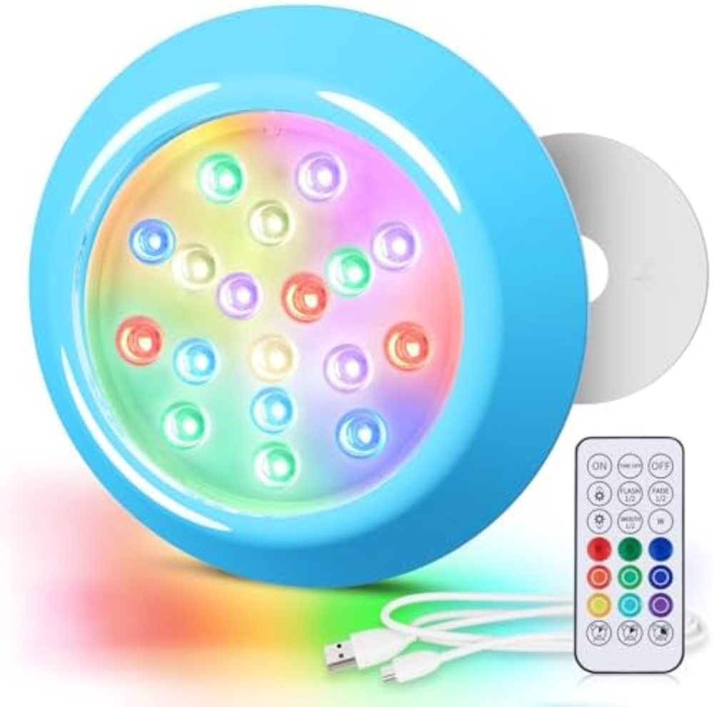 Faretto Subacqueo LyLmLe 3000mAh - Luce LED IP68 per Piscine e Spa