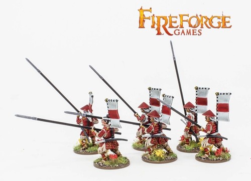 Ashigaru & Samurai figures Fireforge Games 1/56 28mm Historical Tabletop Gaming - Picture 4 of 25