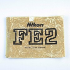 Nikon FE2 - 35mm Camera - Original User Booklet - Instruction Manual