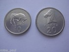 Griechenland Griechenland Grecia 10, 20 Lepta Charging Bull, Pferdehengstenkopf UNC 1976 1978