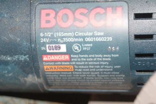 BOSCH 6-1/2" Circular Saw 1660 - Picture 10 of 12