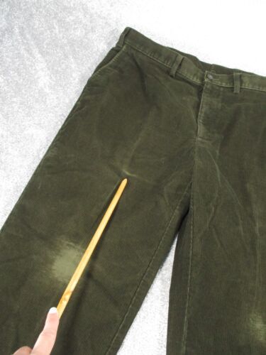 Orvis Pants Mens 38 Dark Green Corduroy Trousers * - Picture 4 of 13